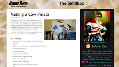 Jonny Rash Sandbox